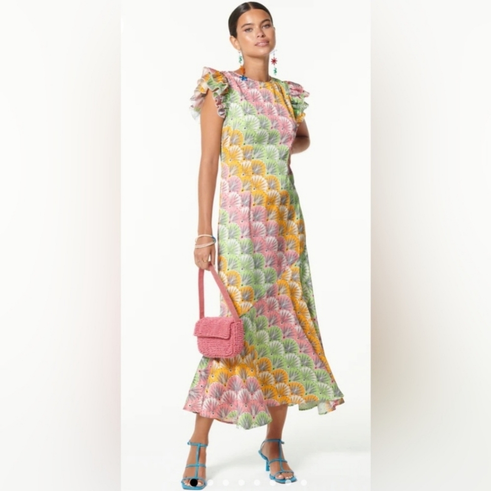 Never Fully Dressed Multicolor Patterned Dress - image 1